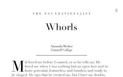 Whorls - The Foundationalist