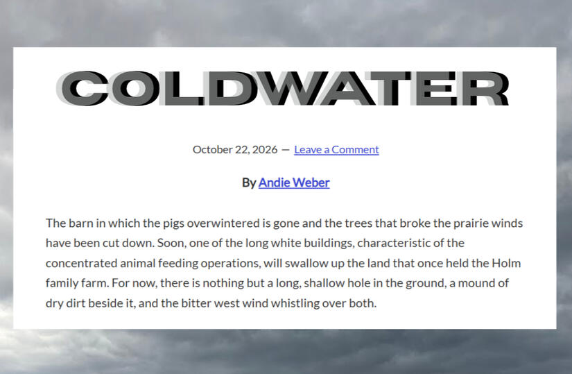 Coldwater - Flash Fiction Magazine